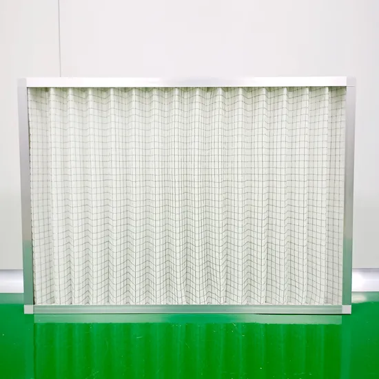 Factory Merv8 11 13 OEM ODM Pleated 25*25*1 Cardboard Ahu Furnace Air Filter Paper